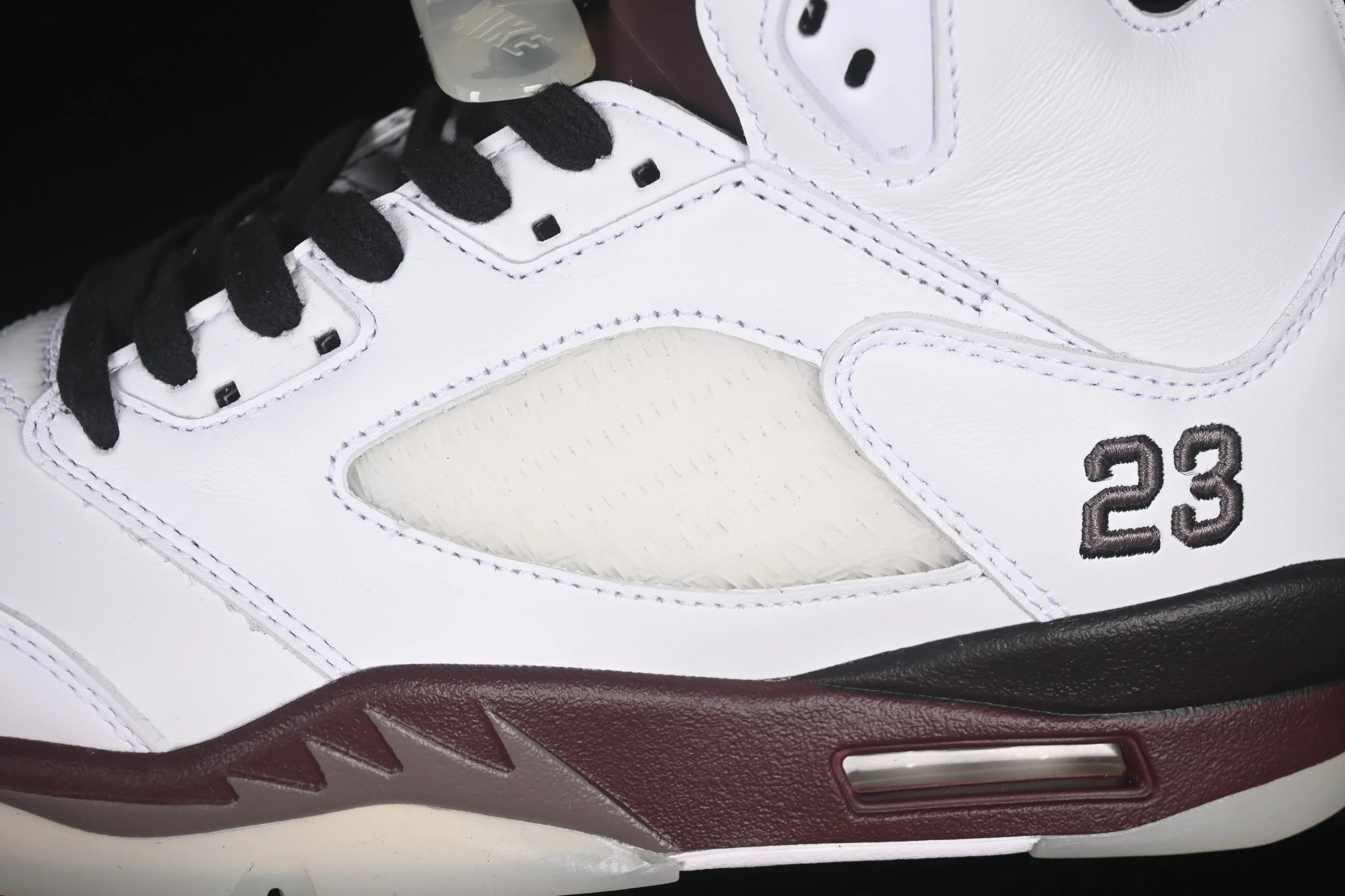 All Categories Air Jordan Jordan Series Basketball Shoes Air Jordan 5 Special Price OG Version A Ma Maniere x Air Jordan 5 Retro "Violet Ore" AJ5 Joe 5 White Wine Red IB1528-100